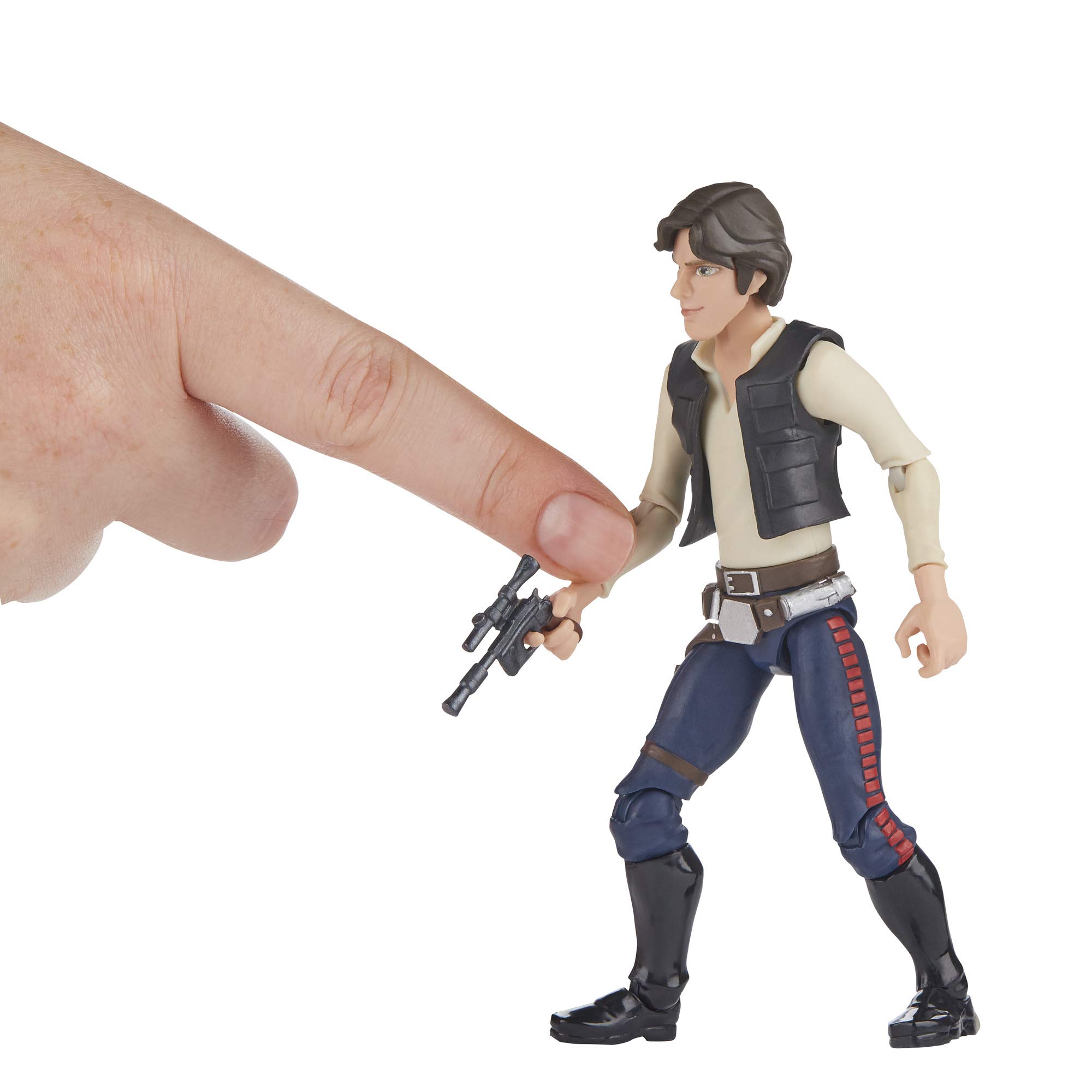 Amazon.com: STAR WARS Galaxy of Adventures Han Solo Toy Action